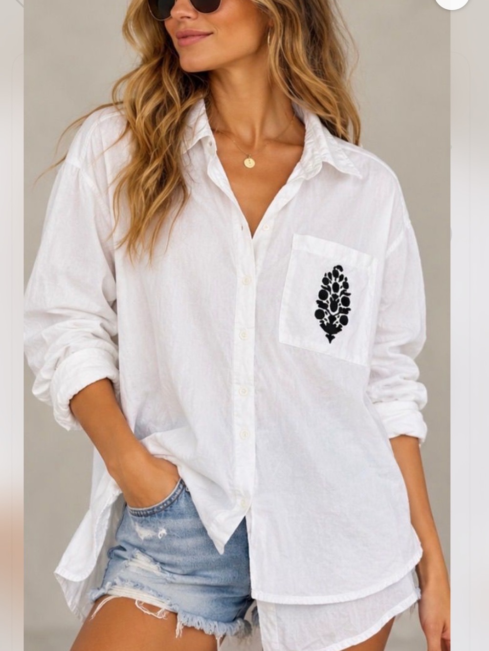 FP Movement Button Up Blouse!!! RARE!!!!!! 🔥 🔥 🔥